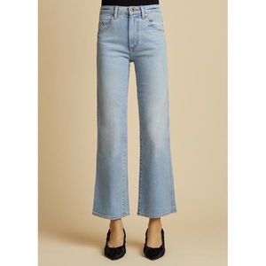 KHAITE The Vivian Bootcut Jean (Light Blue)